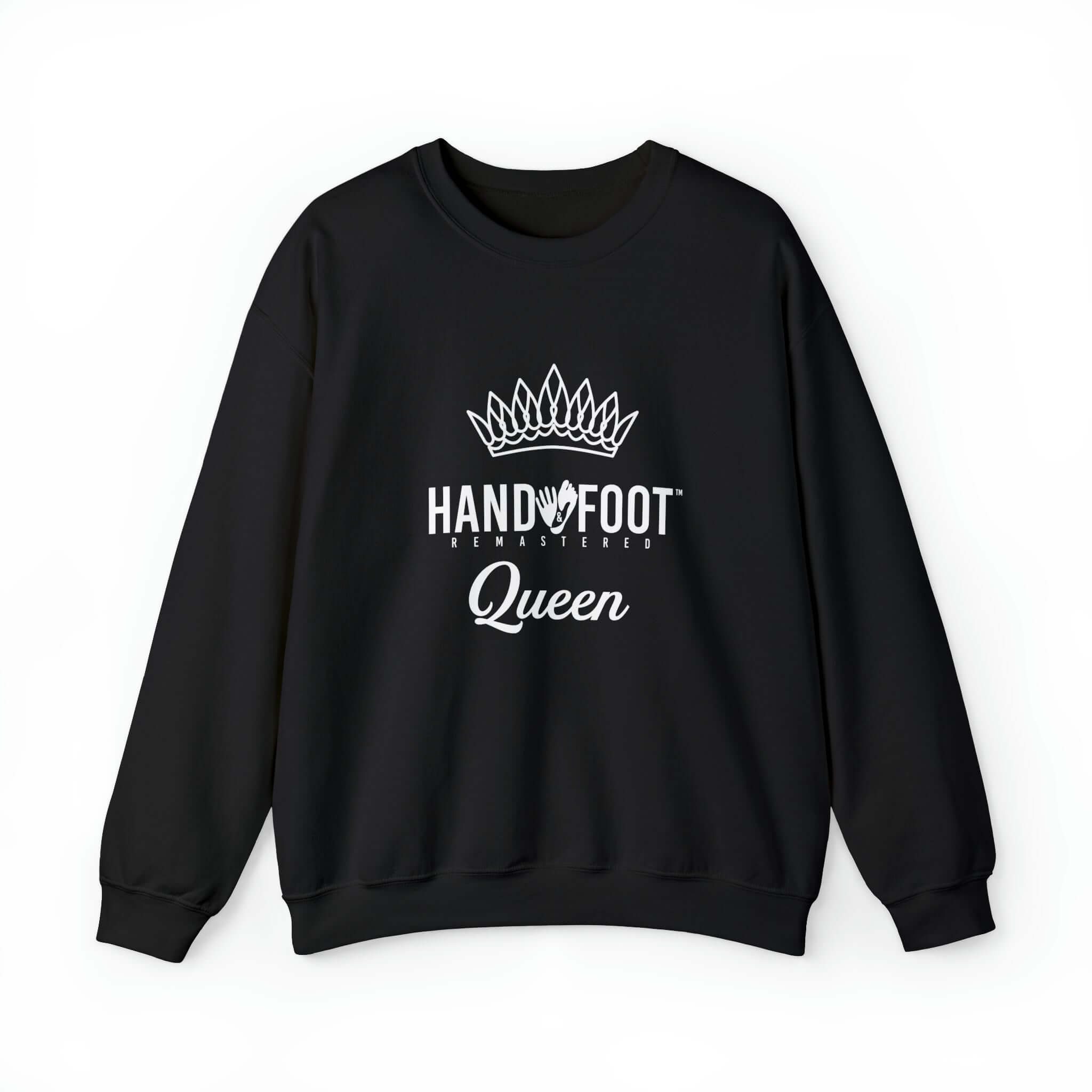 Hand & Foot Queen Unisex Heavy Blend™ Crewneck Sweatshirt