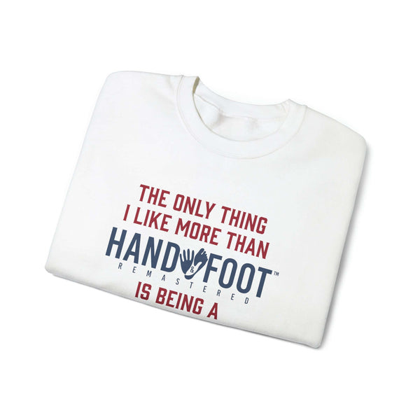 Being a Grandfather Unisex Heavy Blend™ Crewneck Sweatshirt