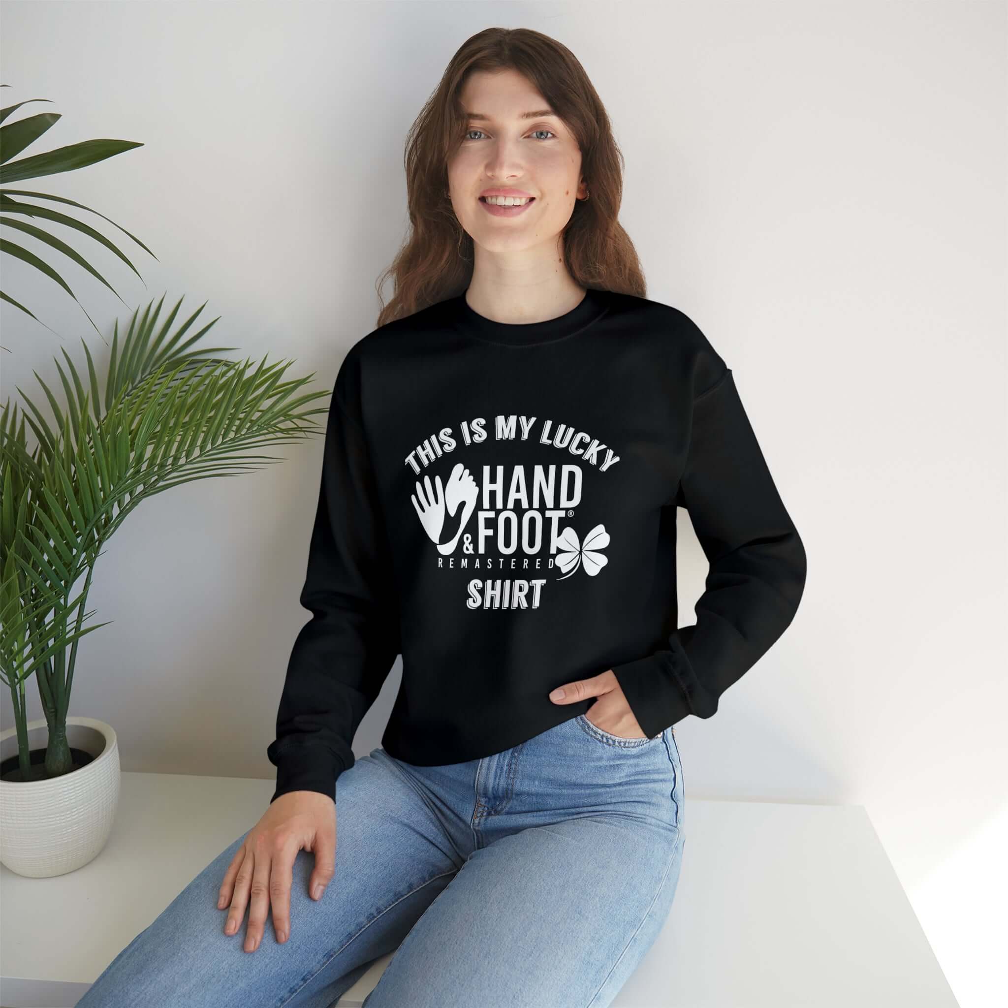 Lucky Unisex Heavy Blend™ Crewneck Sweatshirt