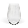 Hand & Foot Stemless Wine Glass - White