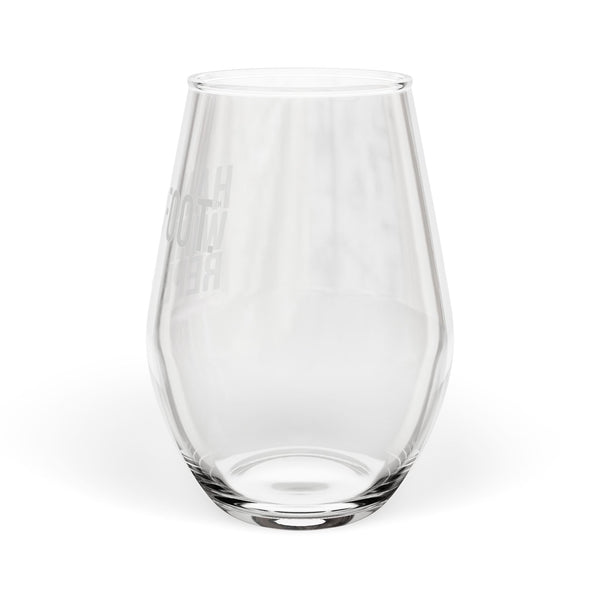 Hand & Foot Stemless Wine Glass - White