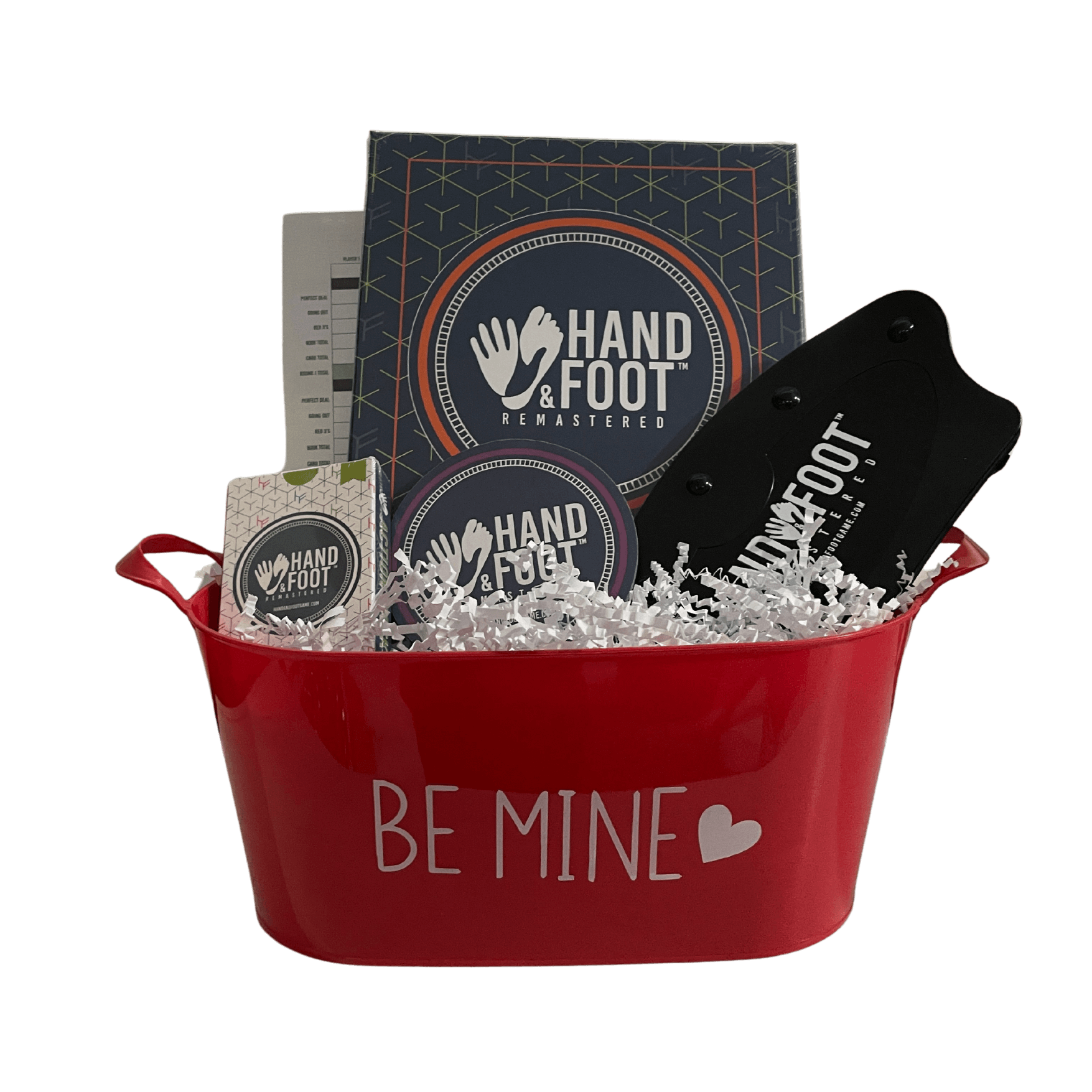 Hand & Foot Remastered 4 Player Valentine's Day Gift Set - Be Mine