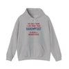 Gray hooded sweatshirt with the text 'The only thing I like more than Hand & Foot tournaments is being a grandfather.'