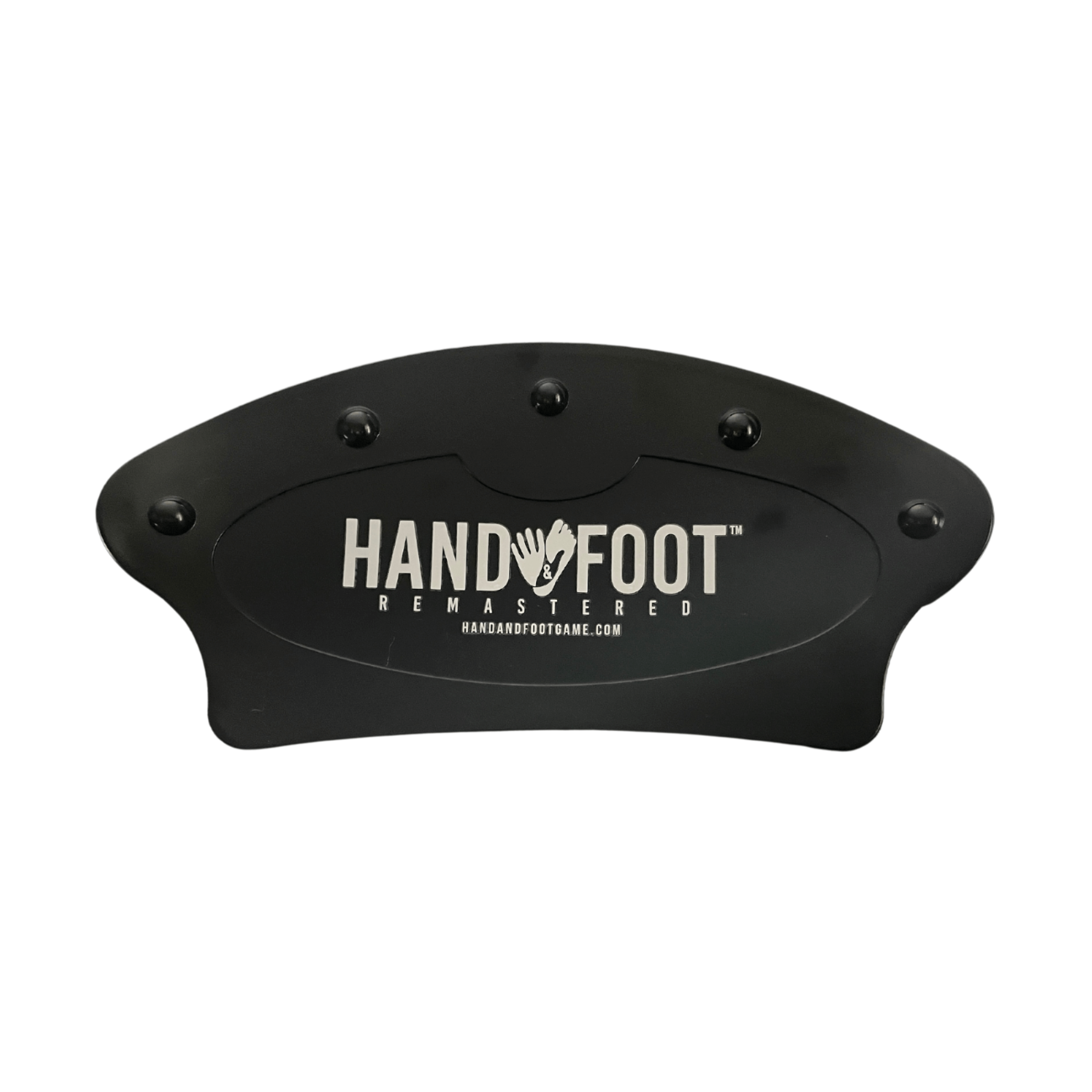 Hand & Foot Remastered black card holder set for playing cards, designed to prevent cards from falling and obstructing other players' views.