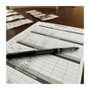 Score pad and pen for Hand & Foot Remastered Game Sets, showing points tally and game instructions.