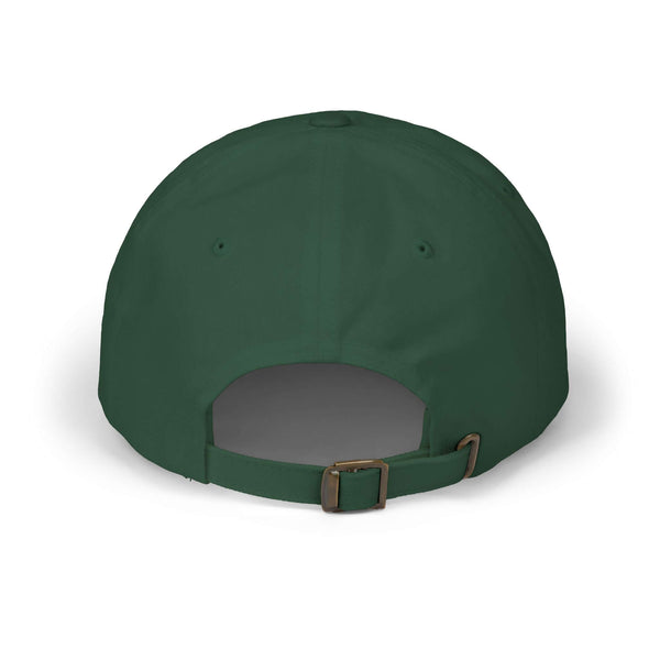 Back view of the World's Greatest Player Classic Dad Cap in green with adjustable strap