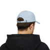 Back view of a person wearing a light blue dad cap with adjustable strap, showing casual style and relaxed fit from the World's Greatest Player collection.
