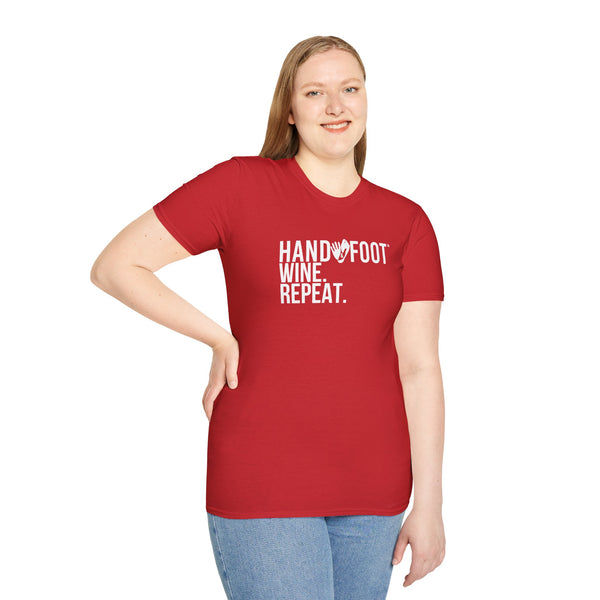 Wine. Repeat. Softstyle T-Shirt