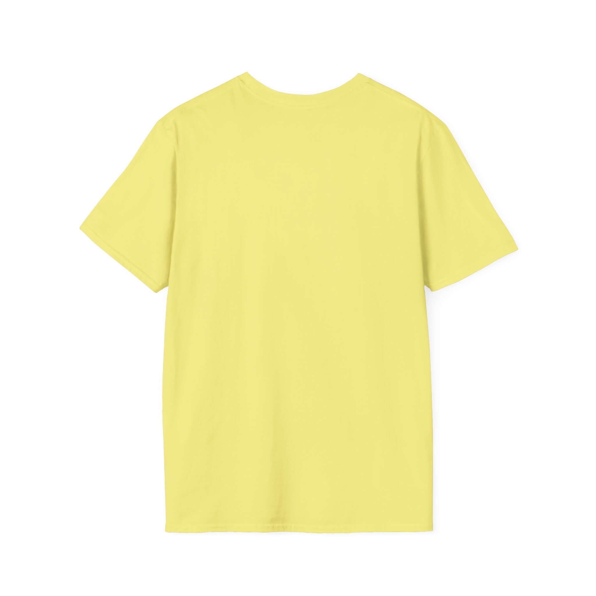 Rear view of yellow 