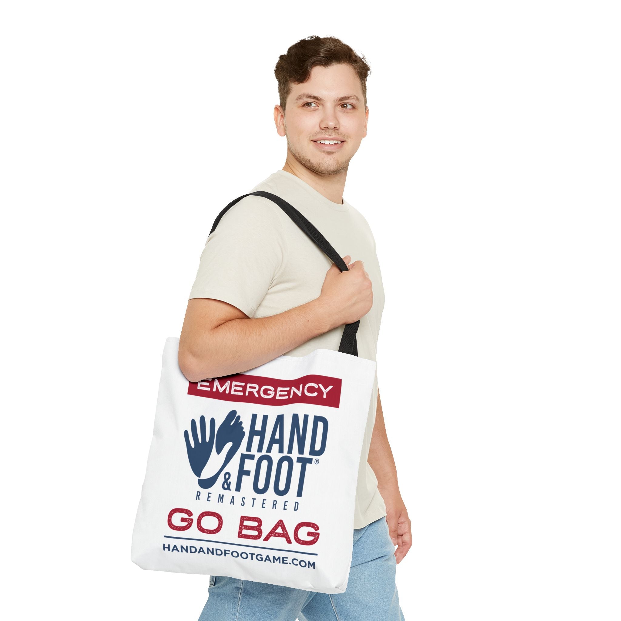 Emergency Hand & Foot Remastered Polyester Tote Bag - 2 Sizes