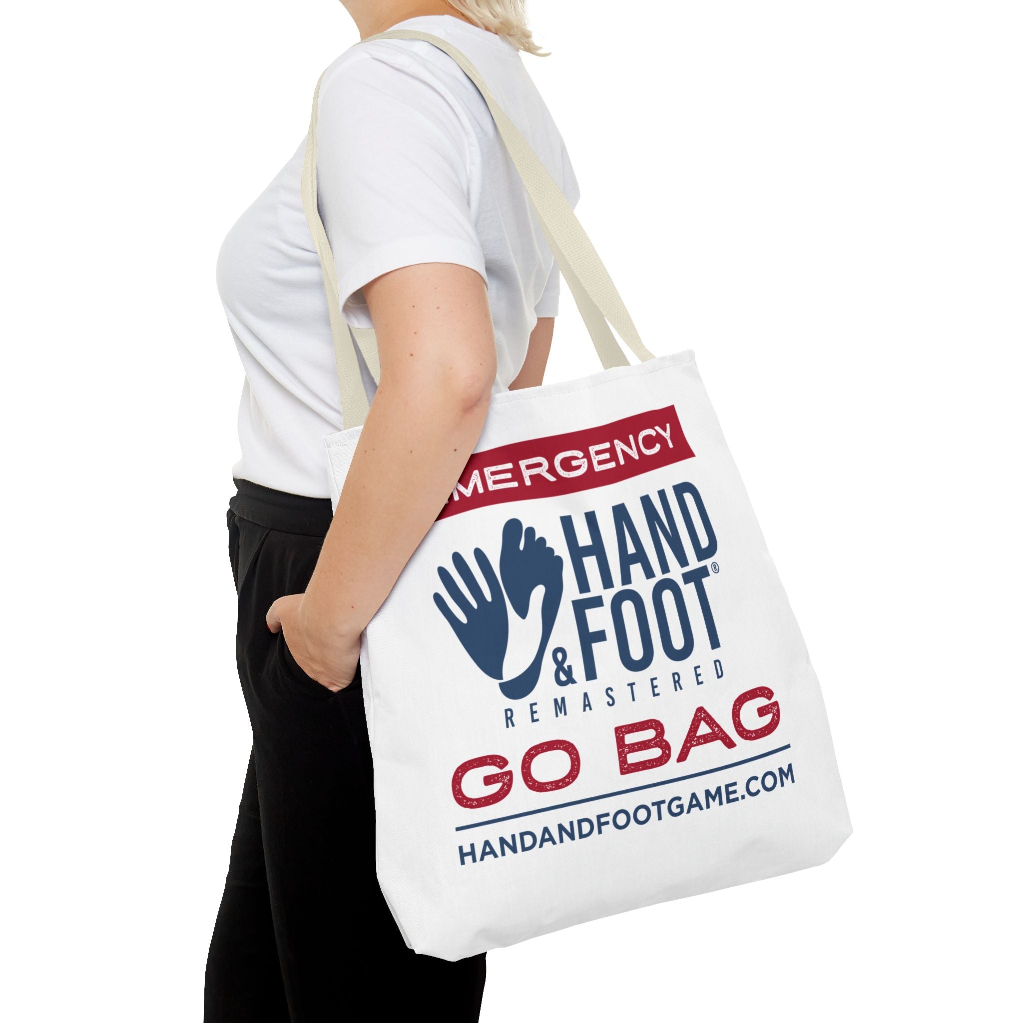 Emergency Hand & Foot Remastered Polyester Tote Bag - 2 Sizes