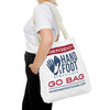 Emergency Hand & Foot Remastered Polyester Tote Bag - 2 Sizes