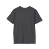Black unisex softstyle T-shirt back view, 100% ring-spun cotton, perfect gift for mothers.