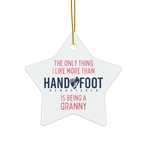 Being a Granny Ceramic Ornament, 3 Shapes