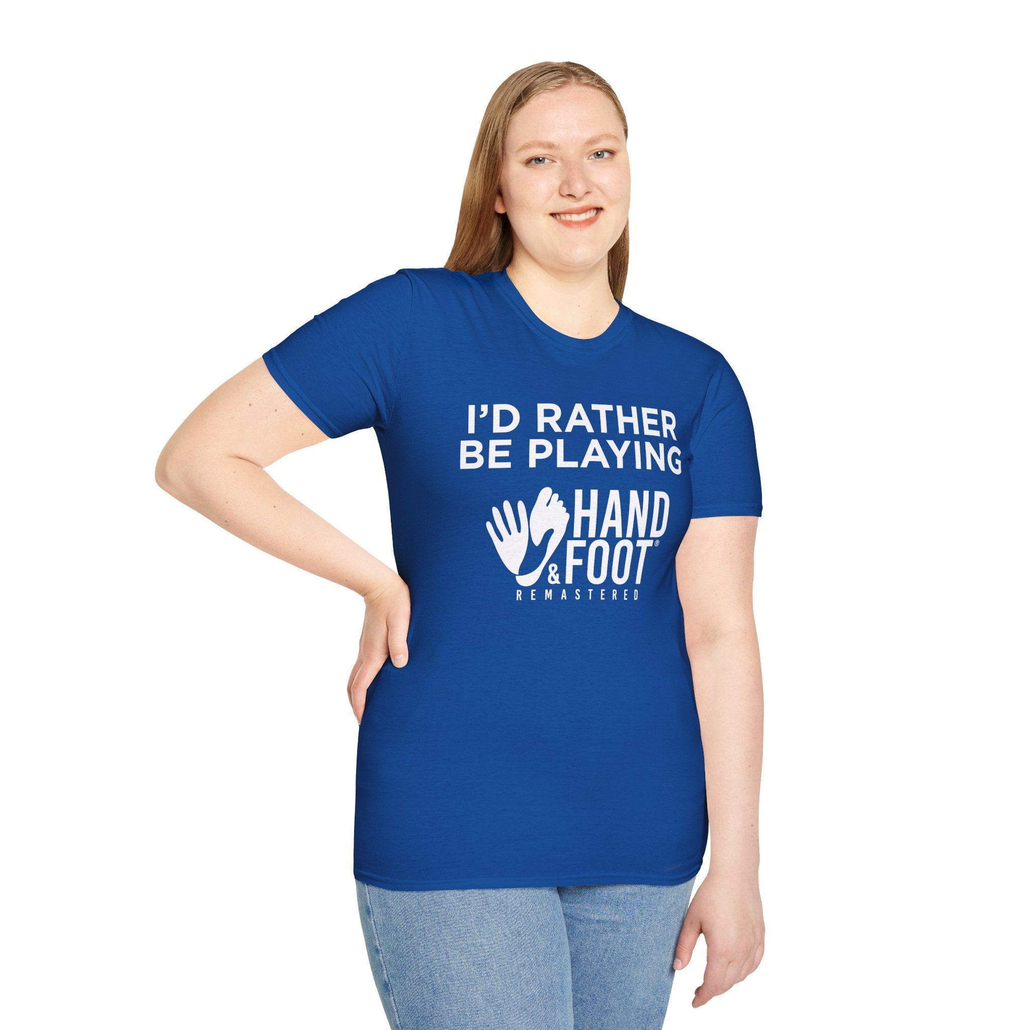 I'd Rather Be Playing Hand & Foot Softstyle T-Shirt