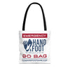 Emergency Hand & Foot Remastered Polyester Tote Bag - 2 Sizes