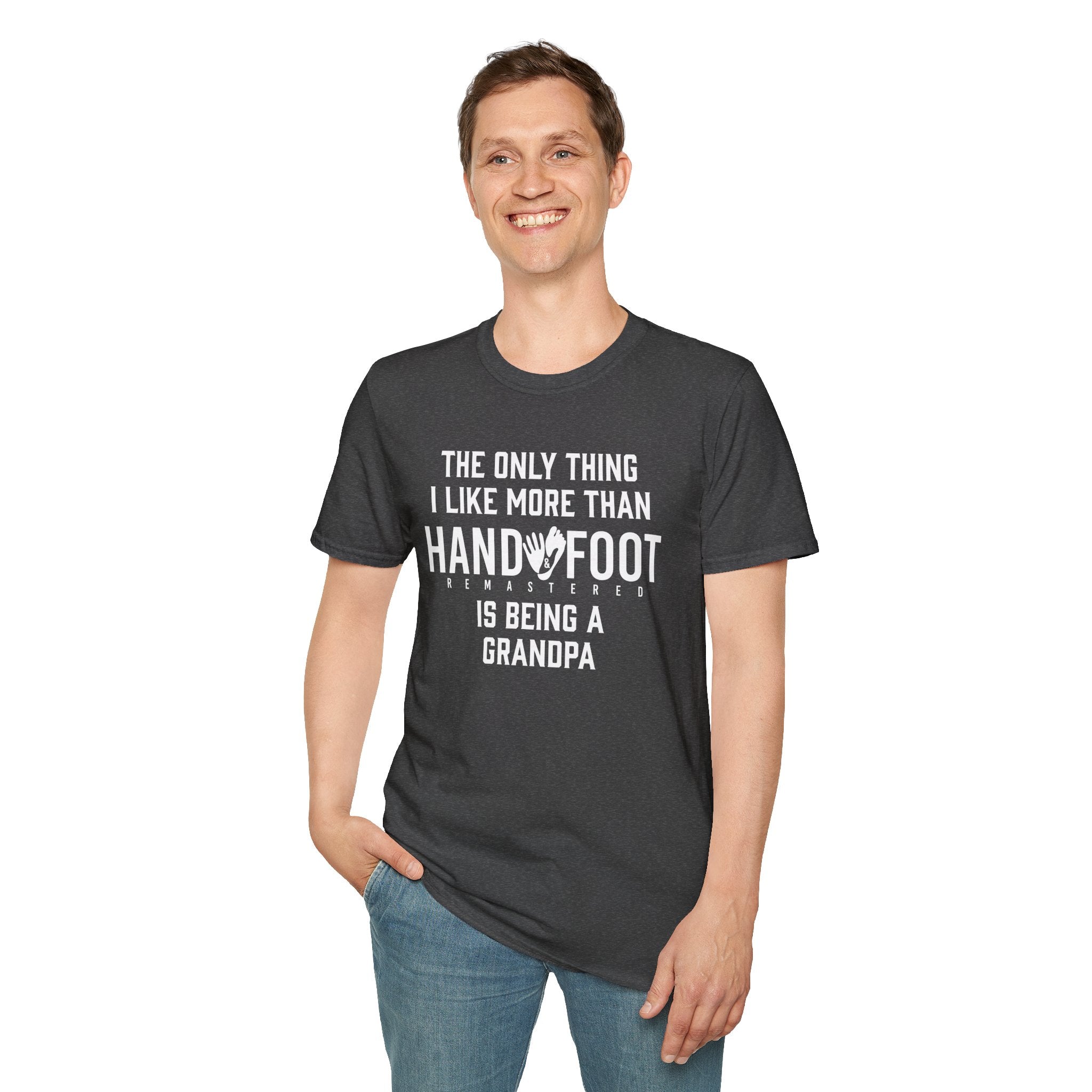 Being a Grandpa Softstyle T-Shirt