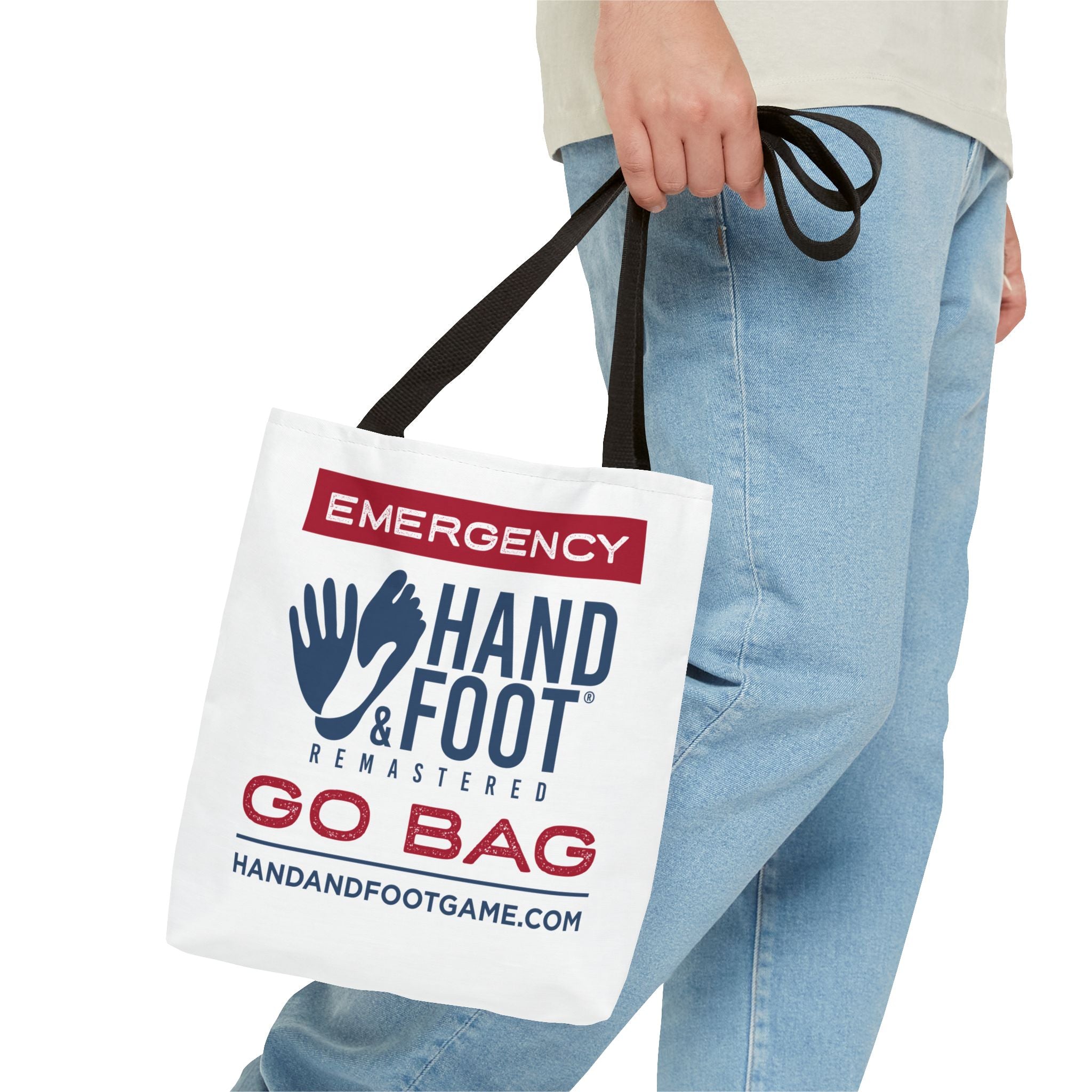 Emergency Hand & Foot Remastered Polyester Tote Bag - 2 Sizes