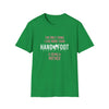 Green Being a Mother Softstyle T-Shirt with white and pink text, ideal gift for mothers, made of 100% ring-spun cotton comfort.