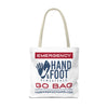 Emergency Hand & Foot Remastered Polyester Tote Bag - 2 Sizes