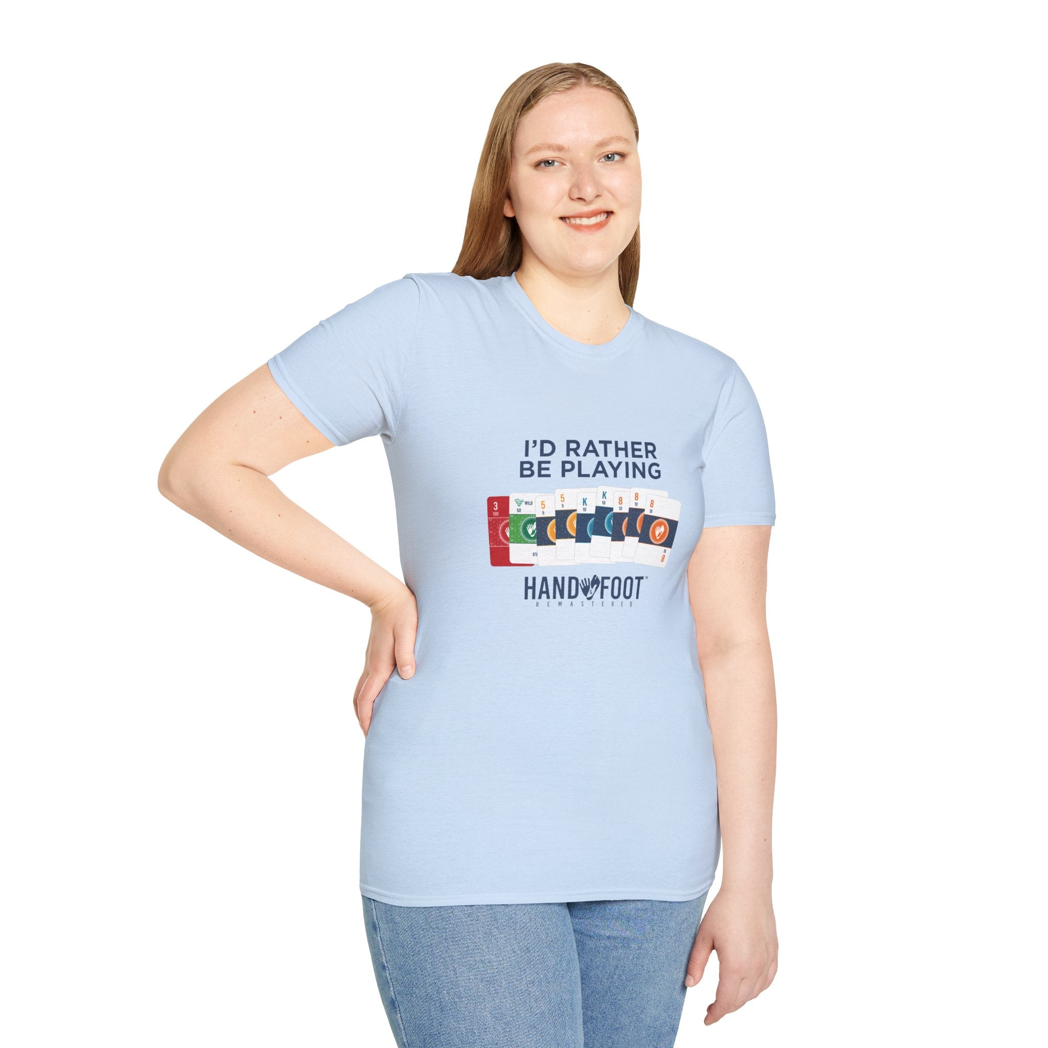 I'd Rather Be Playing Hand & Foot Softstyle T-Shirt