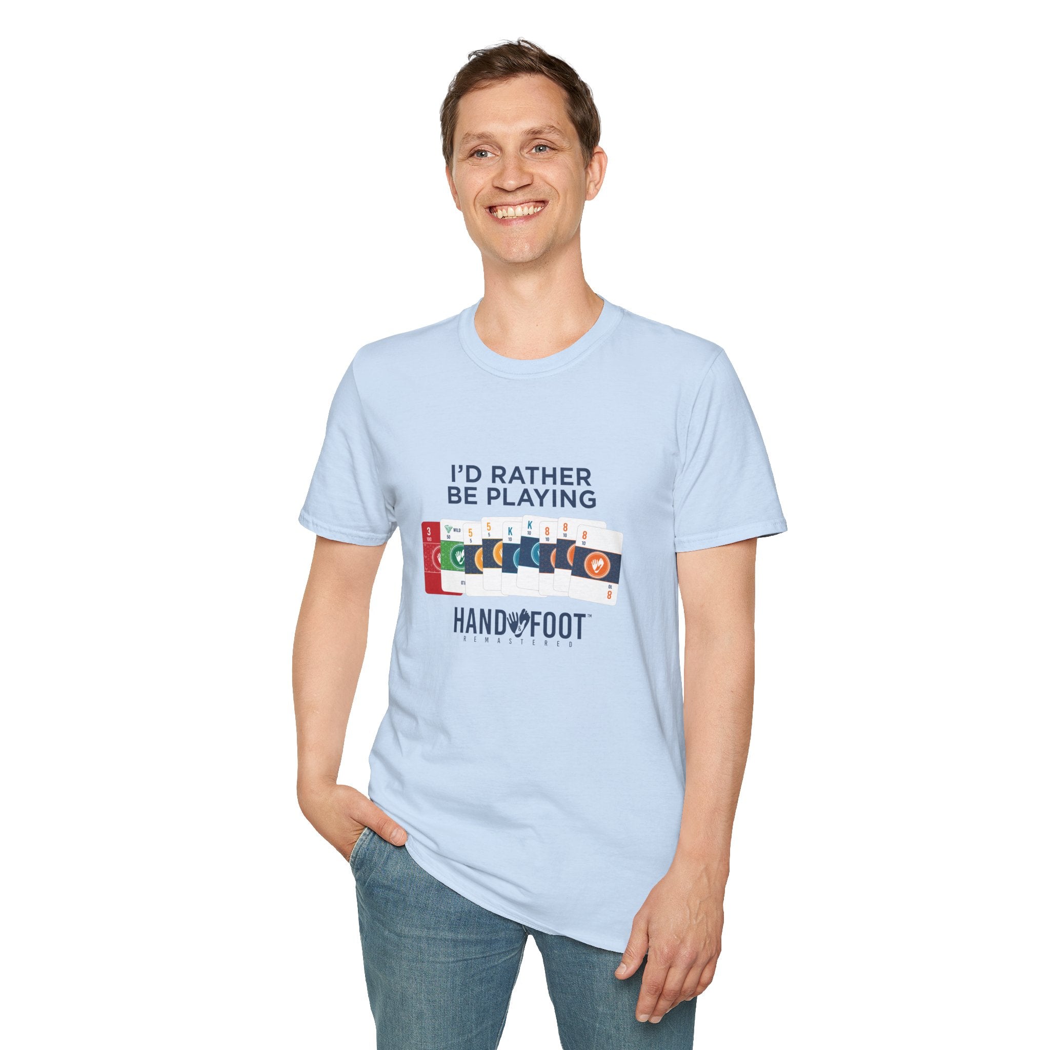 I'd Rather Be Playing Hand & Foot Softstyle T-Shirt