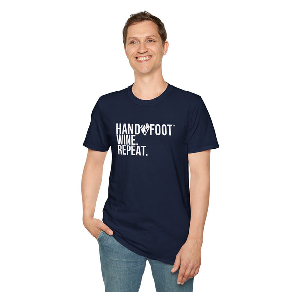 Wine. Repeat. Softstyle T-Shirt