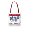 Emergency Hand & Foot Remastered Polyester Tote Bag - 2 Sizes