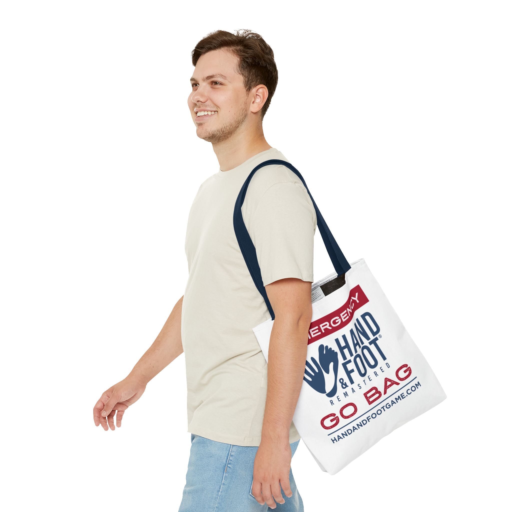 Emergency Hand & Foot Remastered Polyester Tote Bag - 2 Sizes
