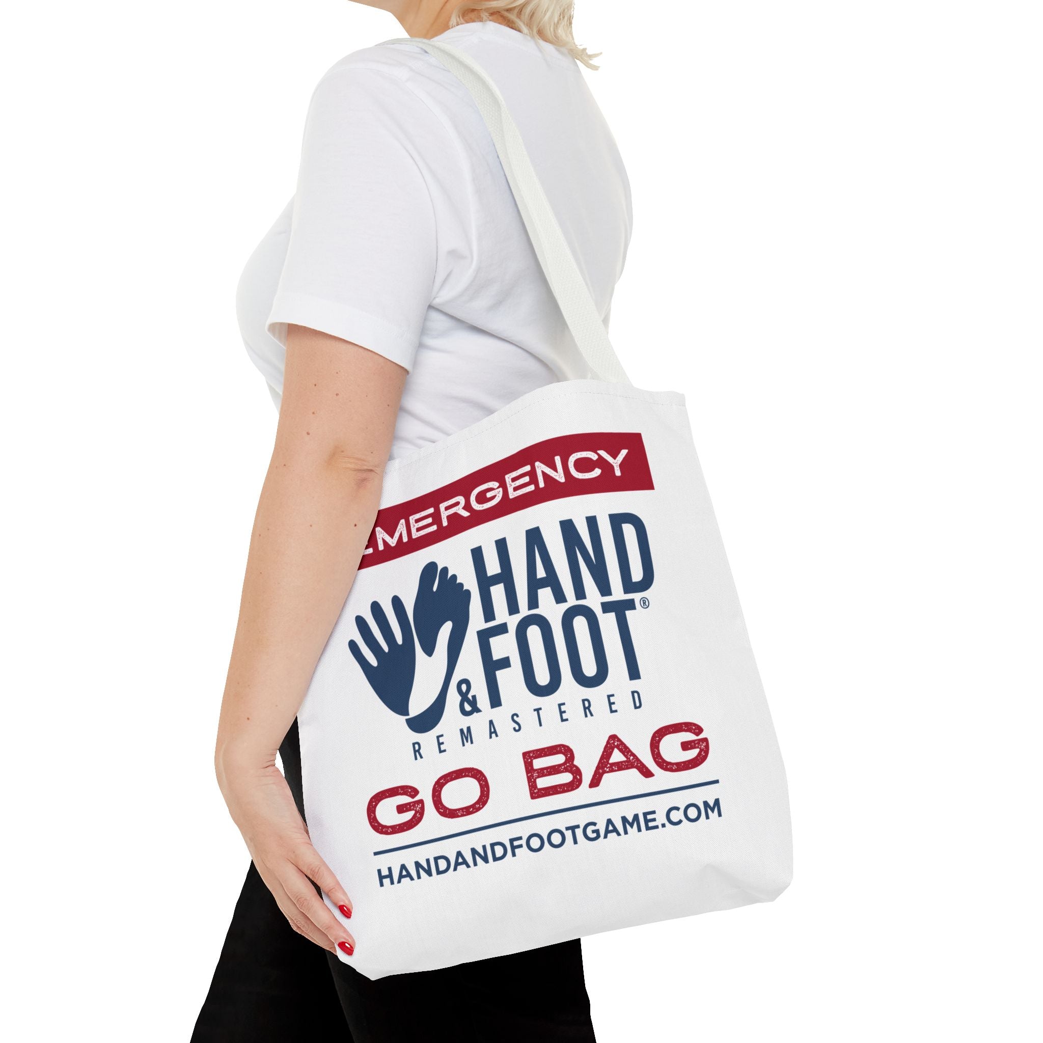 Emergency Hand & Foot Remastered Polyester Tote Bag - 2 Sizes
