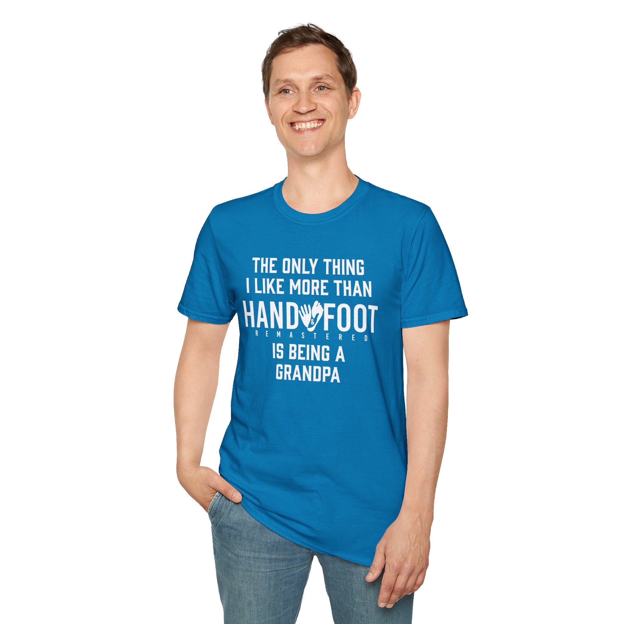 Being a Grandpa Softstyle T-Shirt