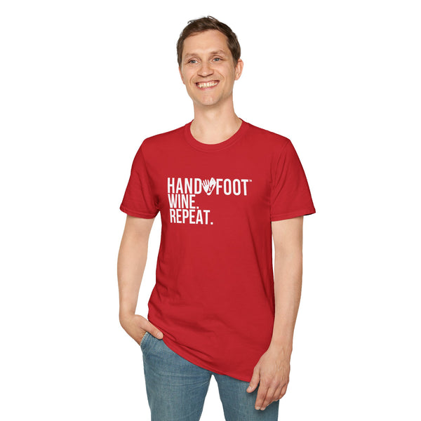 Wine. Repeat. Softstyle T-Shirt