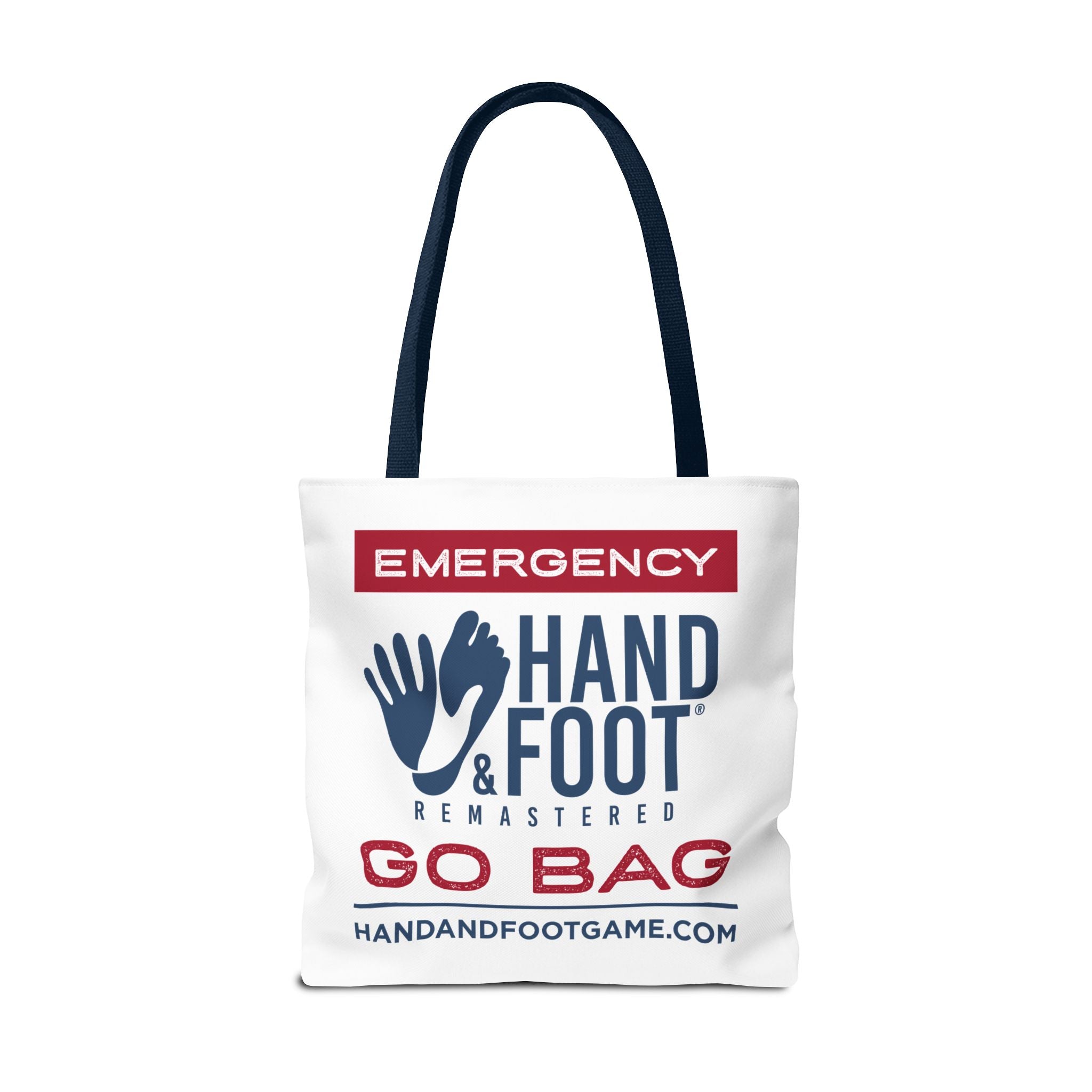 Emergency Hand & Foot Remastered Polyester Tote Bag - 2 Sizes
