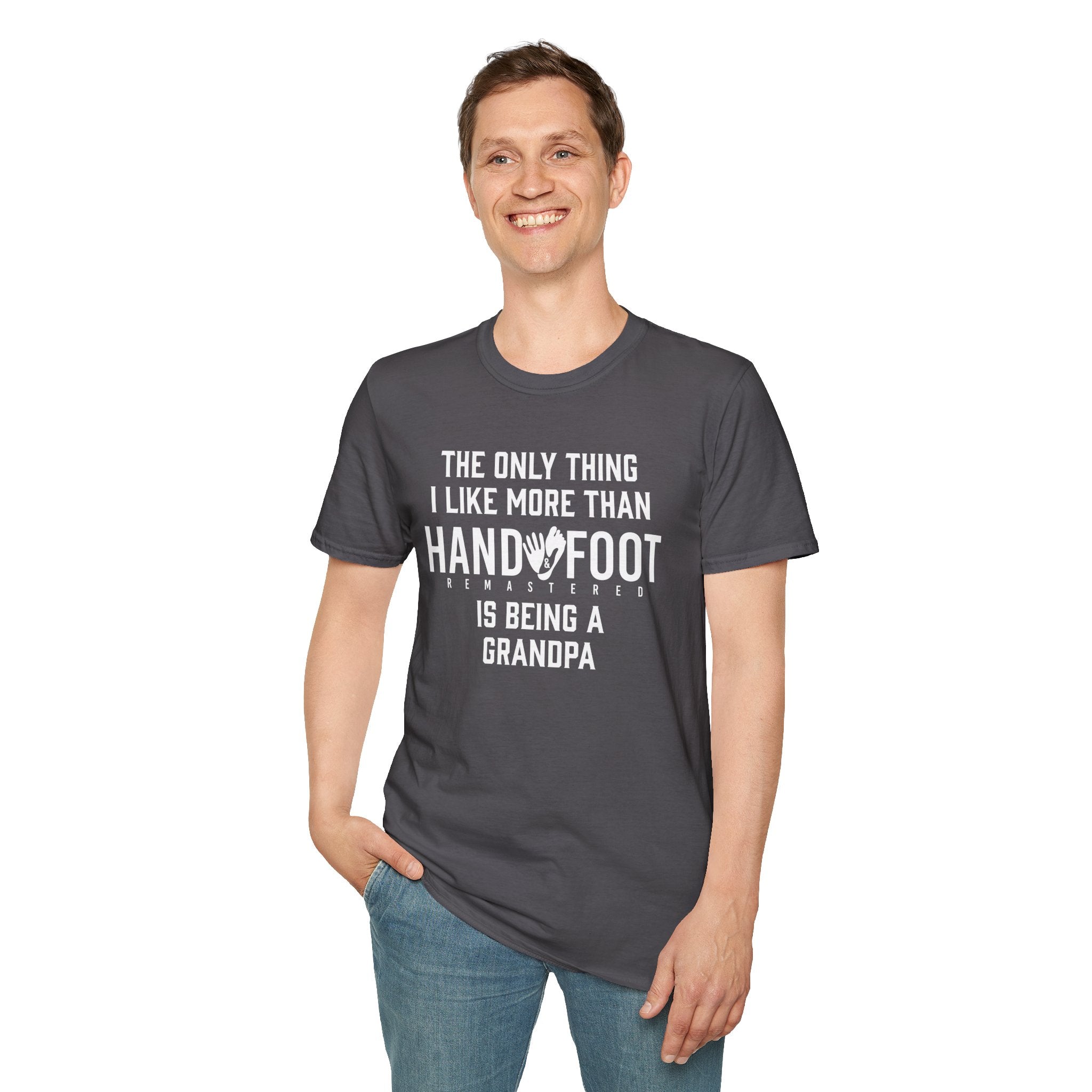 Being a Grandpa Softstyle T-Shirt