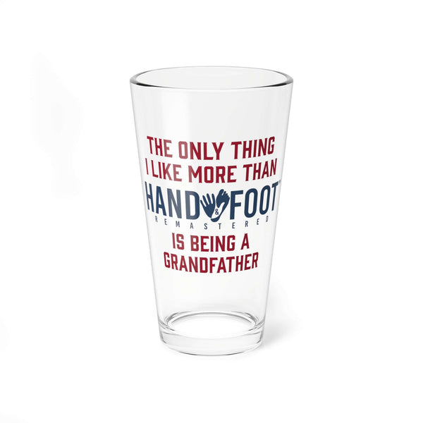 Being a Grandfather 16oz Hand & Foot Remastered Pint Glass