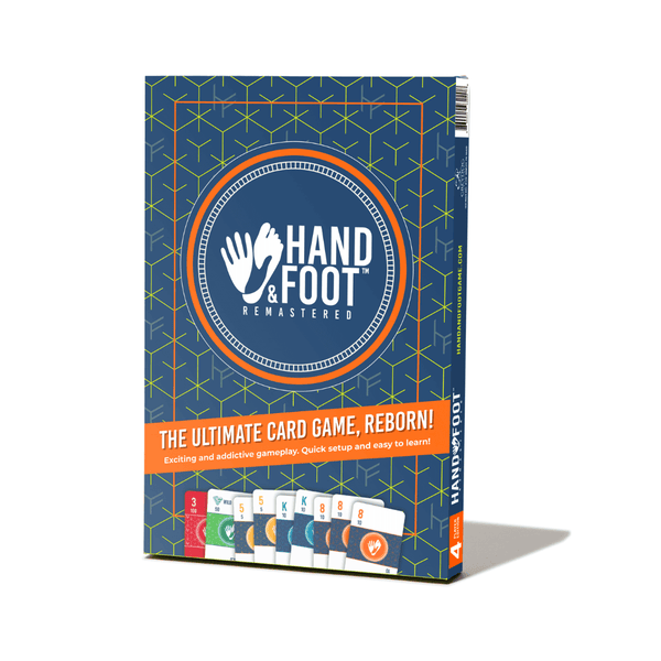 Scratch & Dent - Hand & Foot Remastered game set packaging with vibrant design and game details.
