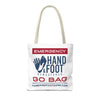 Emergency Hand & Foot Remastered Polyester Tote Bag - 2 Sizes
