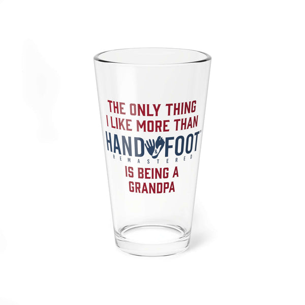 Being a Grandpa 16oz Hand & Foot Remastered Pint Glass