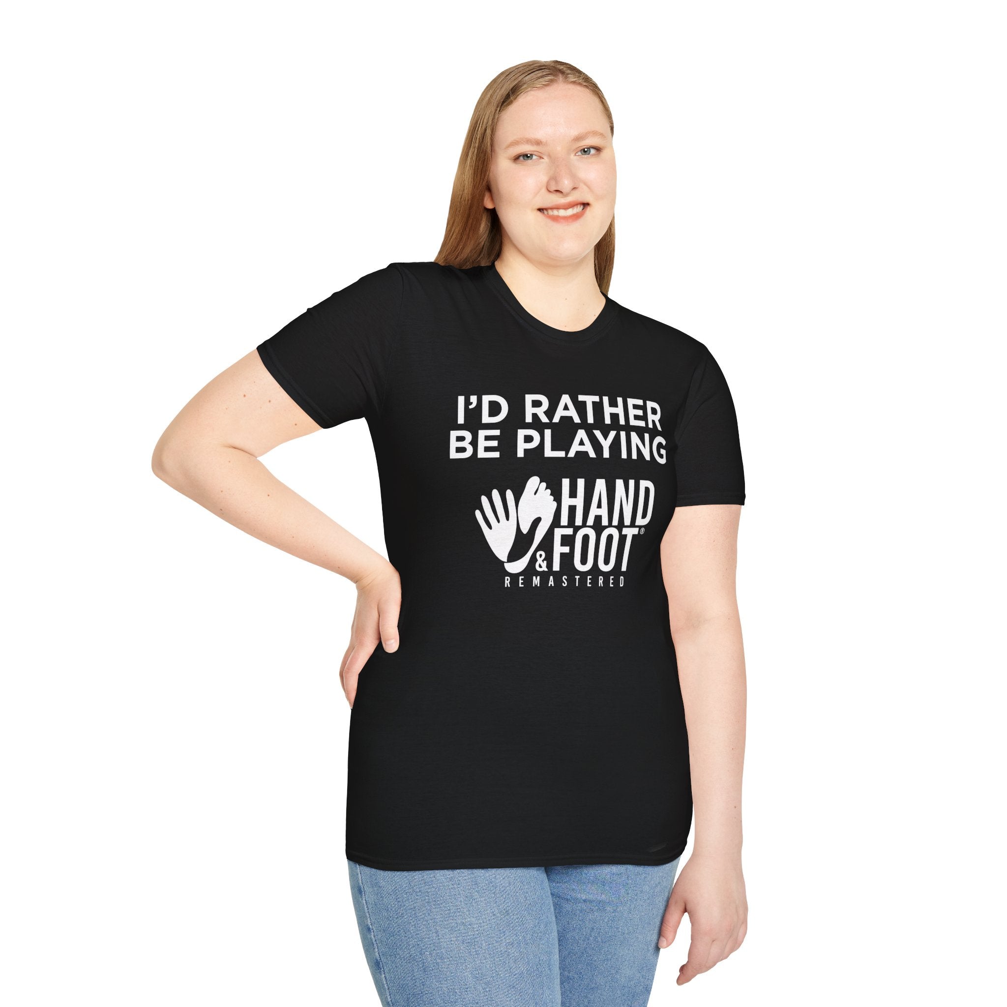 I'd Rather Be Playing Hand & Foot Softstyle T-Shirt