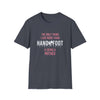 Gray "Being a Mother" Softstyle T-Shirt with white and pink lettering, perfect gift for mothers. 100% ring-spun cotton, unisex comfort.