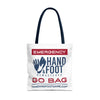 Emergency Hand & Foot Remastered Polyester Tote Bag - 2 Sizes