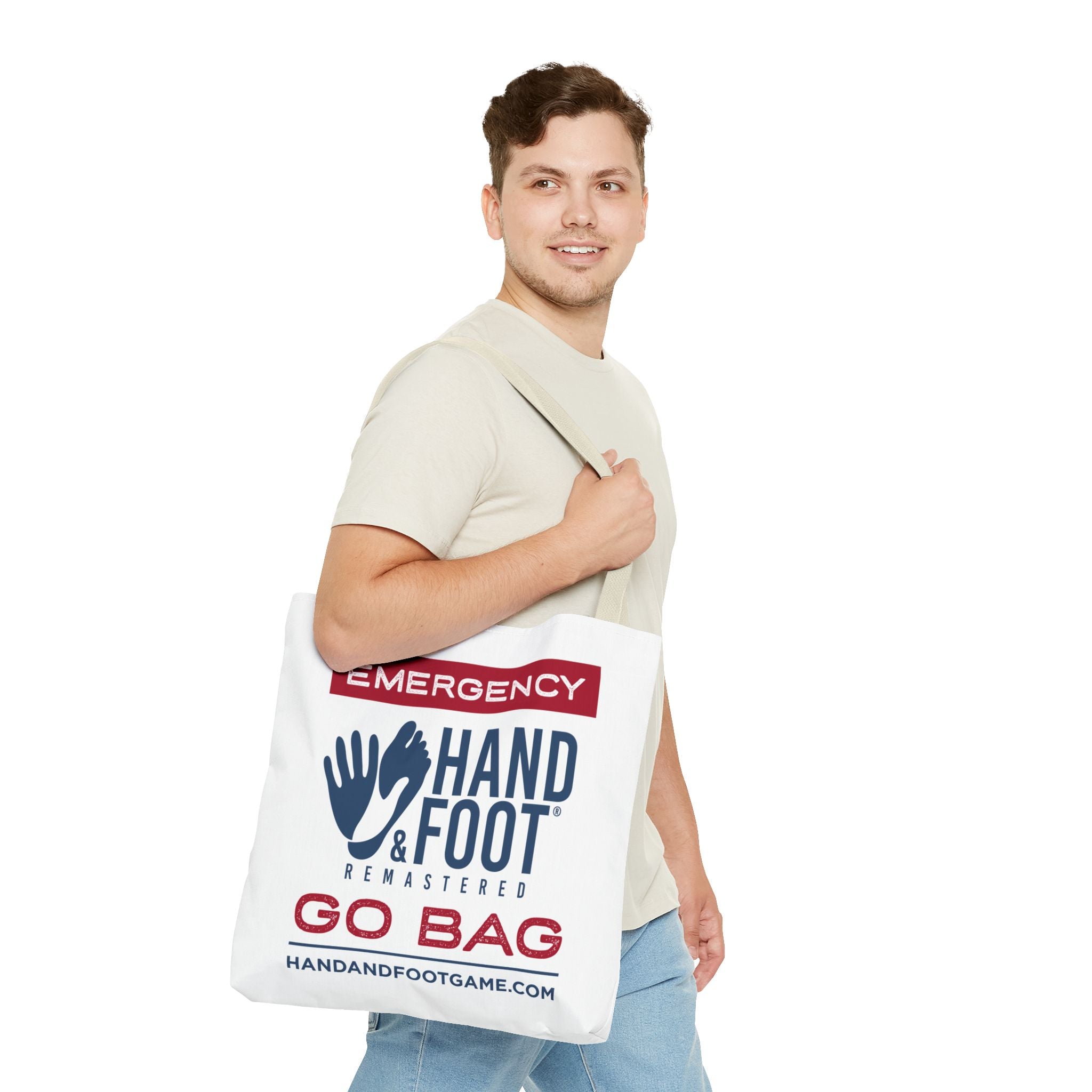 Emergency Hand & Foot Remastered Polyester Tote Bag - 2 Sizes