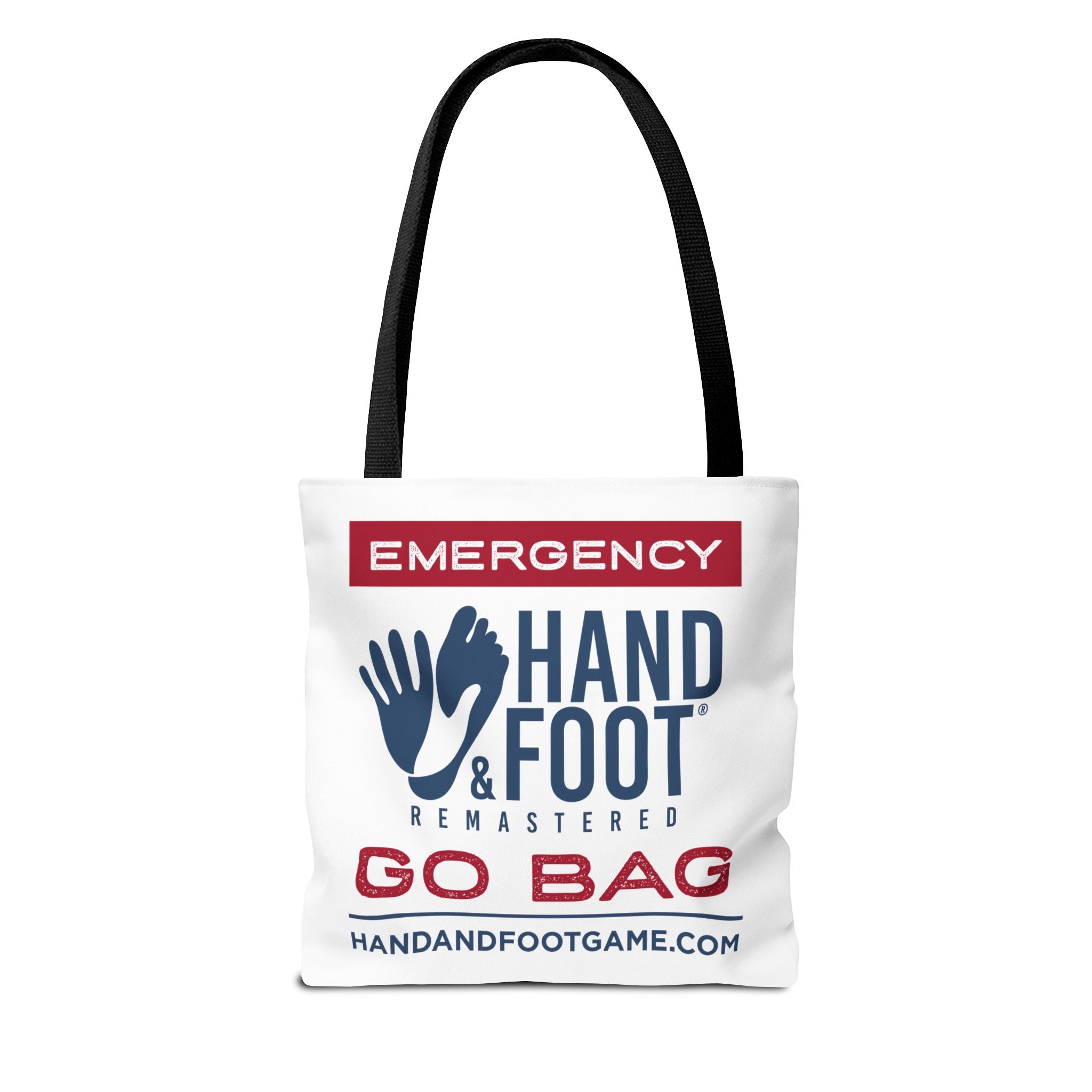 Emergency Hand & Foot Remastered Polyester Tote Bag - 2 Sizes