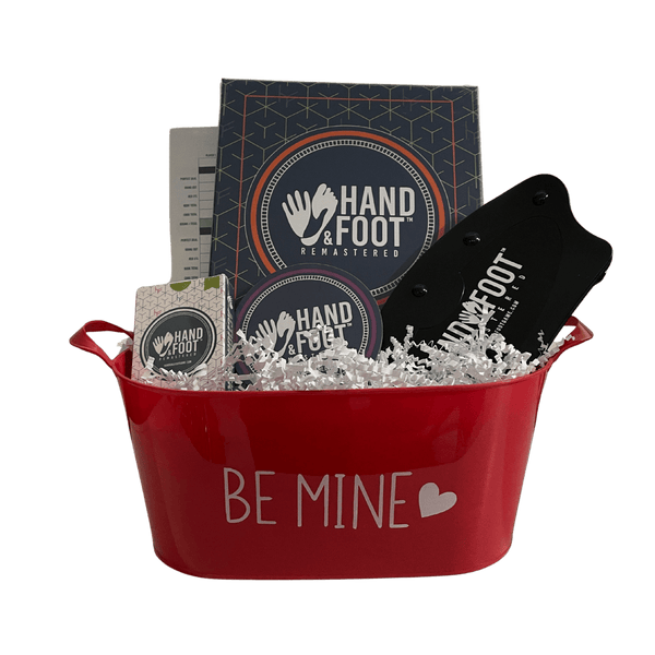 Hand & Foot Remastered 4 Player Valentine's Day Gift Set - Be Mine