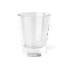 Transparent Hand & Foot Queen shot glass with colorful design for parties and celebrations.