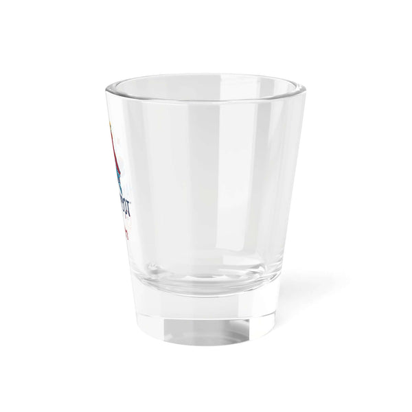 Hand & Foot Queen Shot Glass with vibrant design, perfect for parties and celebrations, enhances any barware collection.
