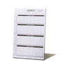 Score sheet from Hand & Foot Remastered Winter Gift Set, perfect for 2-8 players, shown standing upright on a white background.