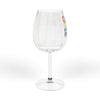 It's My Turn Hand & Foot Wine Glass - 12 oz elegant glass with colorful text, perfect for game nights and stylish wine enjoyment.