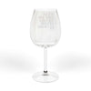 It's My Turn Hand & Foot wine glass, 12 oz, elegant design, chic glossy finish, perfect for wine and game pairing