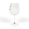 It's My Turn Hand & Foot wine glass, elegant 12 oz glass with colorful text design, ideal for gaming and wine pairing.